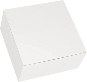 img 3 attached to 🎁 Premium Quality 8x8x4 White Gift Boxes for Bridesmaids Proposal - 12 Pcs - Sturdy Cardboard with Lids - Perfect for Wedding Present and Birthday Party