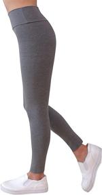 img 3 attached to 👖 Waisted Leggings for Girls - IRELIA Winter Cotton Clothing