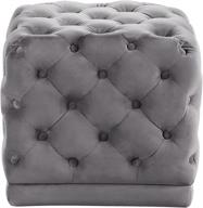 meridian furniture stella ottoman contemporary logo