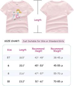 img 1 attached to Tshirts Graphic Shirts Cotton T Shirts Girls' Clothing and Tops, Tees & Blouses