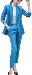 img 4 attached to 👩 Women's Pieces Blazer: Sophisticated Office Jacket for Women's Clothing and Suiting
