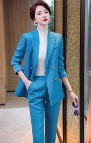 img 3 attached to 👩 Women's Pieces Blazer: Sophisticated Office Jacket for Women's Clothing and Suiting