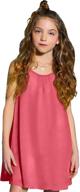 👗 violet ruffle halter swing dress for girls' clothing - dresses logo