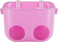 🚲 cycmoto front doll seat - kids bike basket for decoration, bike accessories basket for kids (pink & purple) logo