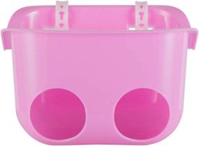 img 4 attached to 🚲 Cycmoto Front Doll Seat - Kids Bike Basket for Decoration, Bike Accessories Basket for Kids (Pink & Purple)