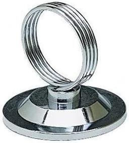 img 4 attached to Enhanced International New, Ring-Clip Place Cards & Menu Holder Set - 12-Pack, Stainless Steel