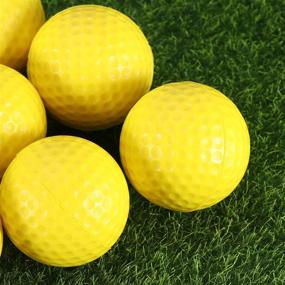 img 2 attached to 🏌️ 10pcs Soft Elastic Indoor Training Golf Balls by VORCOOL - Perfect for Effective Practice