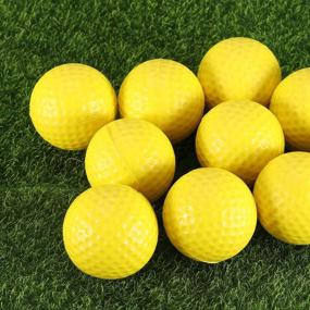 img 3 attached to 🏌️ 10pcs Soft Elastic Indoor Training Golf Balls by VORCOOL - Perfect for Effective Practice