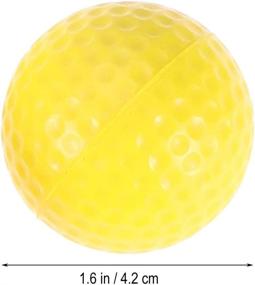 img 1 attached to 🏌️ 10pcs Soft Elastic Indoor Training Golf Balls by VORCOOL - Perfect for Effective Practice