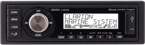 img 3 attached to 🔊 Marine-Grade Black Digital Media Receiver with Bluetooth - Clarion M508 Single-DIN In-Dash