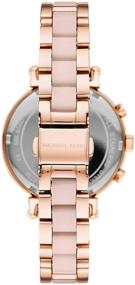 img 3 attached to ⌚ Наручные часы хронограф из нержавеющей стали от Michael Kors Sofie