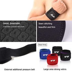 img 2 attached to Fitness Support Brace for Breathable Ganglion Arthritis