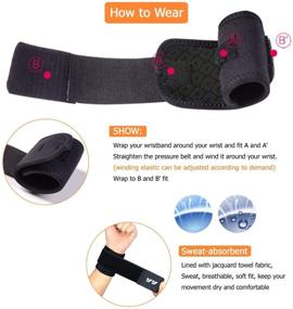 img 1 attached to Fitness Support Brace for Breathable Ganglion Arthritis