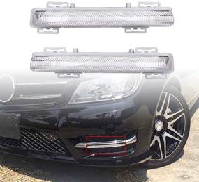 img 3 attached to 💡 Ultra-bright LED Daytime Running Lights (DRL) - Perfect Fit for Mercedes W204 S204 C-Class (07-14)