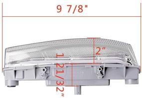 img 2 attached to 💡 Ultra-bright LED Daytime Running Lights (DRL) - Perfect Fit for Mercedes W204 S204 C-Class (07-14)