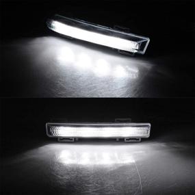 img 1 attached to 💡 Ultra-bright LED Daytime Running Lights (DRL) - Perfect Fit for Mercedes W204 S204 C-Class (07-14)