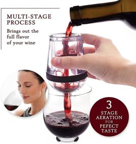 img 1 attached to 🍷 DeVine Wine Aerator - Innovative Self-Standing Goblet Design for Red Wine - Speedy Results - Perfect Gift for Wine Lovers