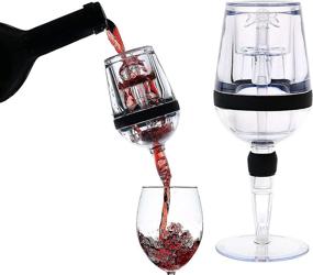 img 4 attached to 🍷 DeVine Wine Aerator - Innovative Self-Standing Goblet Design for Red Wine - Speedy Results - Perfect Gift for Wine Lovers