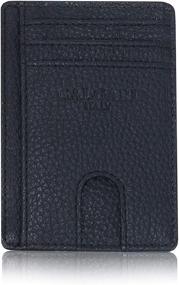 img 4 attached to CALGARI Luxury Leather Minimalist Wallet