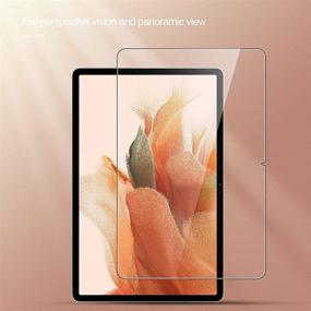 img 3 attached to 2-Pack PULEN Защитное стекло для экрана Samsung Galaxy Tab S7 FE 5G 2021/Tab S7 Plus - HD-чистота, антицарапин, без пузырей, твердость 9H (12,4 дюйма)