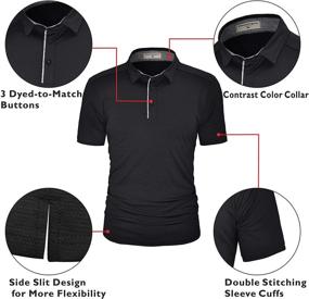 img 1 attached to 👕 Men's Clothing: Derminpro Performance Dri Fit Breathable T Shirts