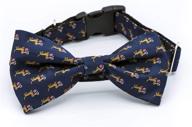 pawsattire llc bow-tie dog collar with present logo