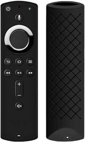 img 4 attached to 📱 Premium Black Silicone Remote Cover Case for Fire TV Stick 2020/4K - Auswaur Protective Skin for Alexa Voice Remote Control (2nd/3rd Gen)