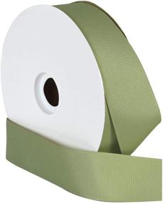 img 2 attached to Berwick Offray 1.5 inch Grosgrain 🎀 Ribbon, Spring Moss Green - 50 Yards