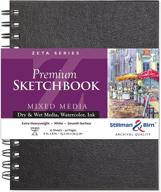 stillman & birn zeta wirebound sketchbook: 6x8, 270gsm extra heavyweight, smooth surface logo