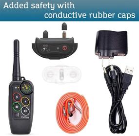 img 1 attached to 🐶 Premium Dog Training Shock Collar for Dogs - PetSpy M686 - Vibration, Shock, Beep - Rechargeable & Waterproof - E-Collar Remote Trainer