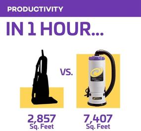 img 1 attached to 🧹 Enhanced Filtration with ProTeam QuarterVac: Ultimate Commercial Cleaning Experience with Telescoping Feature