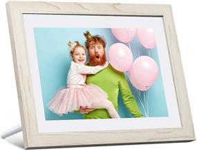 img 4 attached to 🖼️ Enhance Your Memories with Dragon Touch WiFi Digital Picture Frame- Classic 10: 10-inch IPS Touch Screen, HD Display, 16GB Storage, Auto-Rotate, App-Enabled Photo Sharing via Email and Cloud