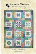 🌟 atkinson designs atk-129 lucky stars fat quarter quilt pattern: get crafty with this must-have design! logo