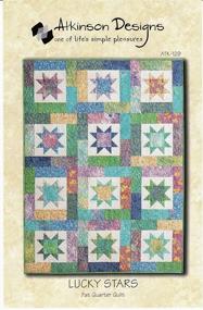 img 2 attached to 🌟 Atkinson Designs ATK-129 Lucky Stars Fat Quarter Quilt Pattern: Get Crafty with this Must-Have Design!