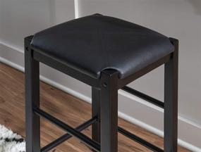 img 1 attached to Linon Betsy Backless Counter Stools