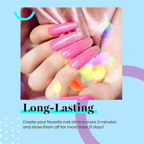 img 1 attached to 💅 Vibrant Gel Nail Polish Set: Beetles 20-Color Rainbow Summer Kit with LED Lamp, Glitter Nude Shades, Glossy & Matte Top Coats - Soak Off, Long-Lasting, Kaleidoscope of Colors