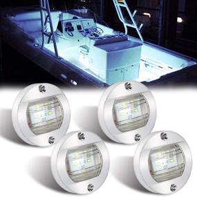 img 4 attached to Enhance Your Boating Experience with Boaton Boat 🚤 LED Night Fishing Lights, Courtesy Lights, Deck Lights, and More!