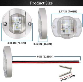 img 1 attached to Enhance Your Boating Experience with Boaton Boat 🚤 LED Night Fishing Lights, Courtesy Lights, Deck Lights, and More!
