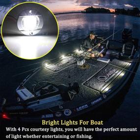 img 3 attached to Enhance Your Boating Experience with Boaton Boat 🚤 LED Night Fishing Lights, Courtesy Lights, Deck Lights, and More!