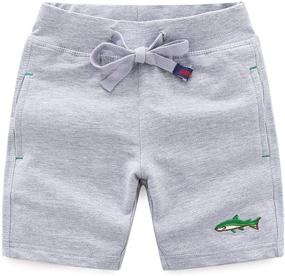 img 1 attached to 🦖 Coralup Toddler Dinosaur Sleeve 4 5Years Boys' Clothing Sets- Perfect Mix of Style and Comfort