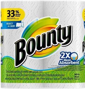 img 1 attached to 🧻 Bounty Select-a-Size 2x More Absorbent Paper Towels, 11x5.9-Inches PLY SHEETS, White (PACK OF 2): The Ultimate Cleaning Companion for All Occasions