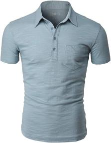 img 3 attached to H2H Casual Slim Fit Quick Dry T-Shirt CMTTS252: Stay Comfortable and Stylish All Day!