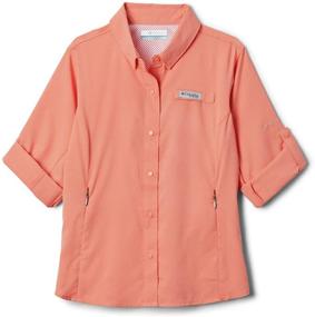 img 1 attached to Columbia Girls' Tamiami Long Sleeve Shirt - Ideal for Outdoor Adventures
