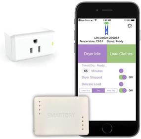 img 4 attached to Revolutionize Your Laundry Experience with GEN 2 SmartDry Wireless Laundry Sensor: Get Smart Notifications for All Dryers & Keep Your Home Safe with Automatic Gas Dryer Shut-Off (Works with Alexa, Google, SmartThings)