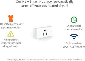 img 3 attached to Revolutionize Your Laundry Experience with GEN 2 SmartDry Wireless Laundry Sensor: Get Smart Notifications for All Dryers & Keep Your Home Safe with Automatic Gas Dryer Shut-Off (Works with Alexa, Google, SmartThings)