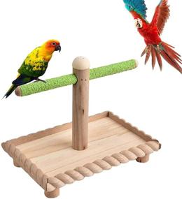img 4 attached to Kathson Playground Accessories Parakeets Lovebirds