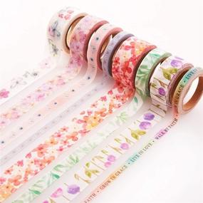 img 1 attached to 🌸 Blossoms of Blessings Washi Tape Set: Unlock Your Creativity with the Creative By Design Collection