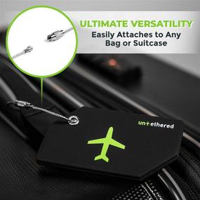 img 1 attached to Versatile Suitcase Accessories with Stainless Steel Fasteners for Seamless Travel Experience