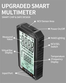 img 2 attached to Digital Multimeter T-RMS 6000 Counts - Multimeter Tester with AC/DC Voltage & Current, Resistance, Capacitance, Frequency, Continuity, Live Detection