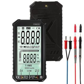 img 4 attached to Digital Multimeter T-RMS 6000 Counts - Multimeter Tester with AC/DC Voltage & Current, Resistance, Capacitance, Frequency, Continuity, Live Detection